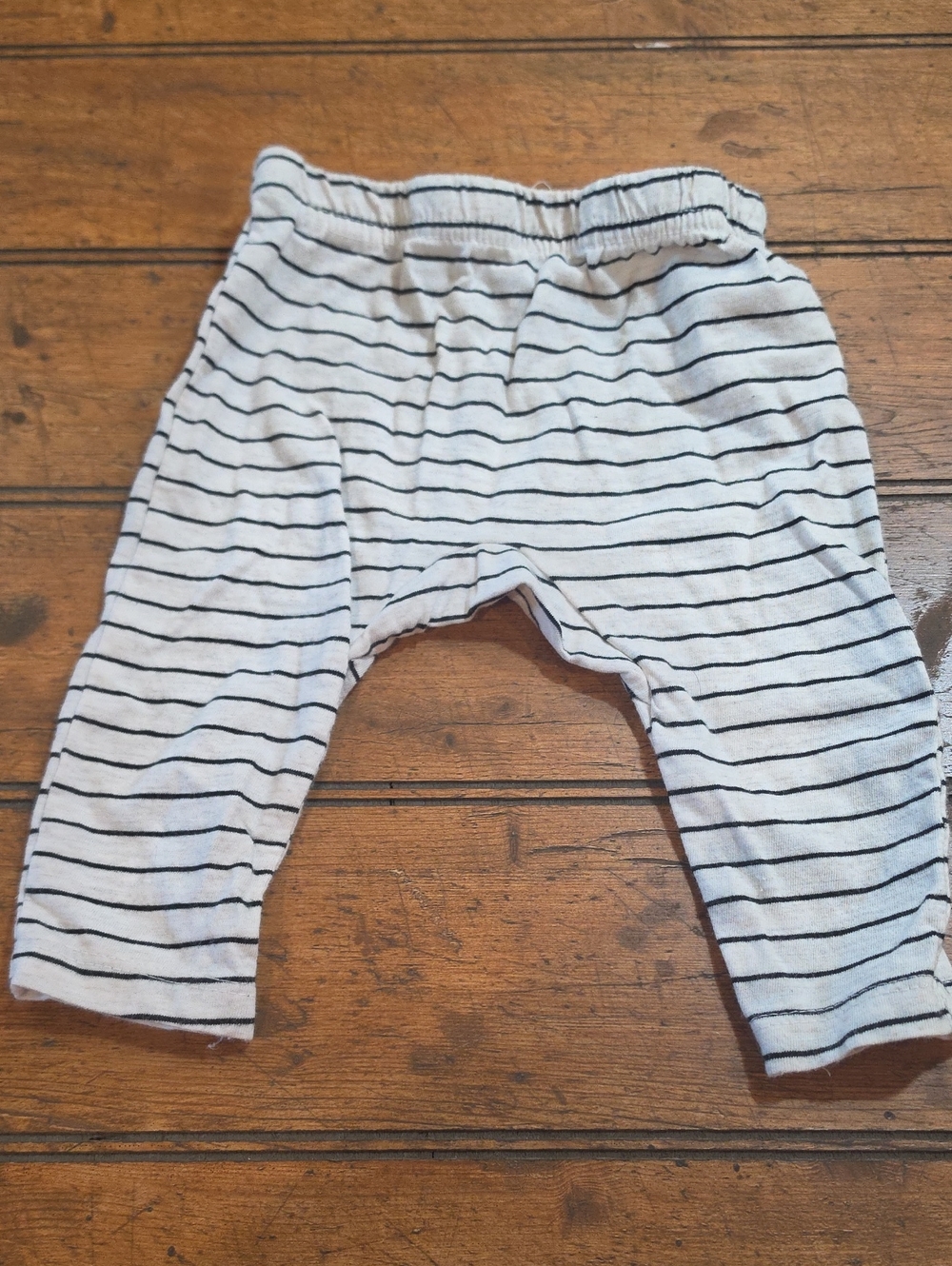 Jessica Simpson White and Black Striped Kids Joggers